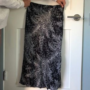 Anthropologie midi high waisted skirt